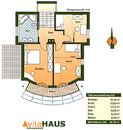 Vita Haus Grundriss OG Vita Haus Grundriss OG