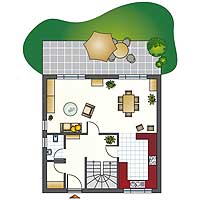 Haus Nova unterkellert Erdgeschoss