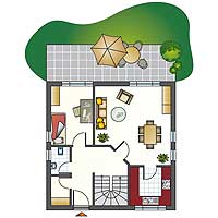Haus Nova ohne Keller Erdgeschoss