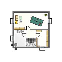 Haus Nova unterkellert Untergeschoss