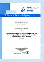 Sachverständiger Modul 1